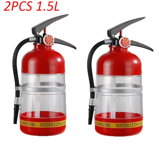 Brandblusser Vormige Drankdispenser – 1,5L / 3L Whiskey Beluchter en Bierdispenser voor Cocktails, Wijn en Party Dranken