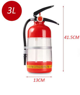 Brandblusser Vormige Drankdispenser – 1,5L / 3L Whiskey Beluchter en Bierdispenser voor Cocktails, Wijn en Party Dranken