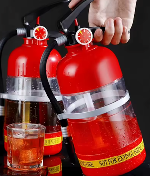 Brandblusser Vormige Drankdispenser – 1,5L / 3L Whiskey Beluchter en Bierdispenser voor Cocktails, Wijn en Party Dranken