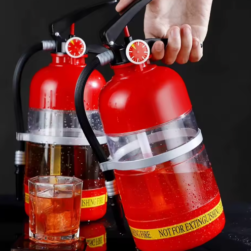 Brandblusser Vormige Drankdispenser – 1,5L / 3L Whiskey Beluchter en Bierdispenser voor Cocktails, Wijn en Party Dranken