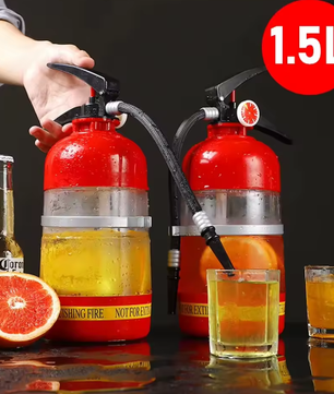 Brandblusser Vormige Drankdispenser – 1,5L / 3L Whiskey Beluchter en Bierdispenser voor Cocktails, Wijn en Party Dranken