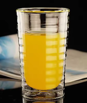 Dubbelwandige Glazen Koffiemok – Hittebestendige Transparante Drinkbeker