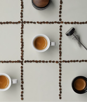 Keramische Espresso Kop en Schotel – 80 ml Barista Koffiekopje