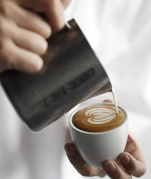 Keramische Espresso Kop en Schotel – 80 ml Barista Koffiekopje