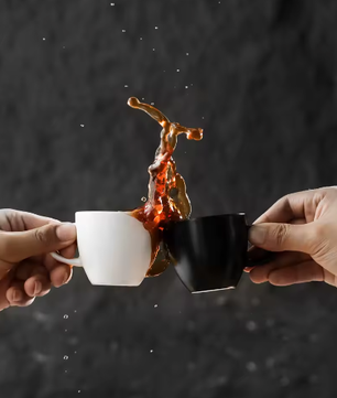 Keramische Espresso Kop en Schotel – 80 ml Barista Koffiekopje