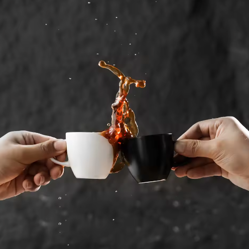 Keramische Espresso Kop en Schotel – 80 ml Barista Koffiekopje