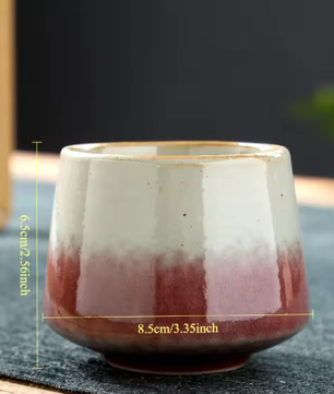 Vintage Keramische Koffiemok 200 ml – Japanse Stijl Thee- en Espressokop