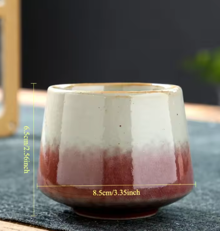 Vintage Keramische Koffiemok 200 ml – Japanse Stijl Thee- en Espressokop