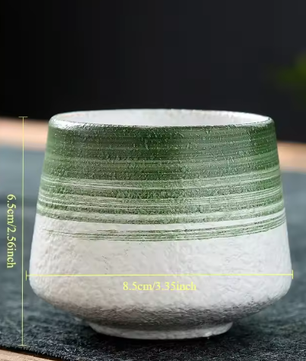 Vintage Keramische Koffiemok 200 ml – Japanse Stijl Thee- en Espressokop