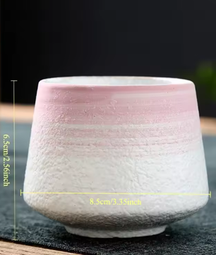 Vintage Keramische Koffiemok 200 ml – Japanse Stijl Thee- en Espressokop