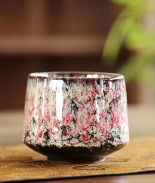 Vintage Keramische Koffiemok 200 ml – Japanse Stijl Thee- en Espressokop