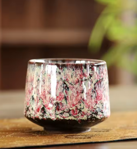 Vintage Keramische Koffiemok 200 ml – Japanse Stijl Thee- en Espressokop