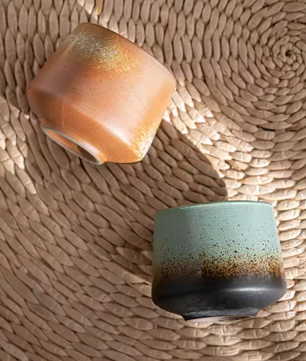 Vintage Keramische Koffiemok 200 ml – Japanse Stijl Thee- en Espressokop