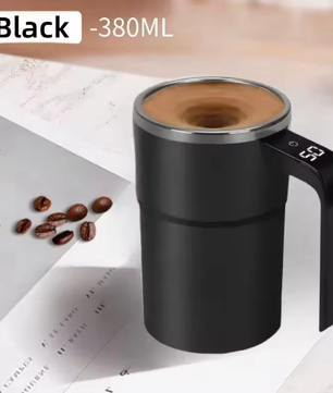 Elektrische Zelfroerende Koffiemok 380 ml – USB Oplaadbare Automatische Mengbeker