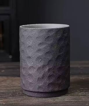 Vintage Keramische Koffiemok – Handgemaakte Steengoed Mok voor Koffie en Thee