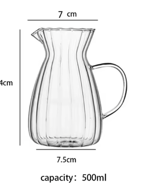 Transparante Glazen Theekop met Handvat – Hittebestendige Borosilicaat Koffiebeker