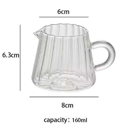 Transparante Glazen Theekop met Handvat – Hittebestendige Borosilicaat Koffiebeker