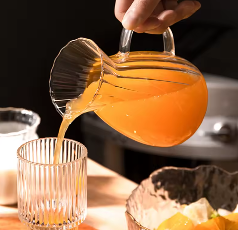 Transparante Glazen Theekop met Handvat – Hittebestendige Borosilicaat Koffiebeker