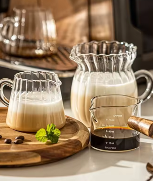 Transparante Glazen Theekop met Handvat – Hittebestendige Borosilicaat Koffiebeker