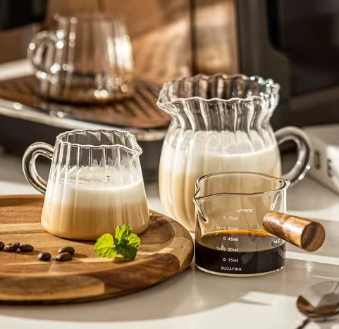 Transparante Glazen Theekop met Handvat – Hittebestendige Borosilicaat Koffiebeker