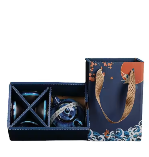 Keramische Theepot en Theekop Set – Traditionele Kung Fu Theeset