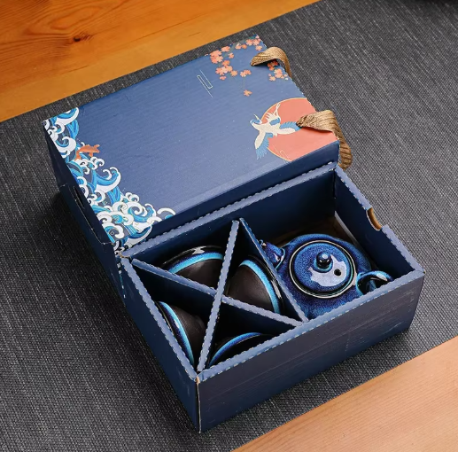 Keramische Theepot en Theekop Set – Traditionele Kung Fu Theeset