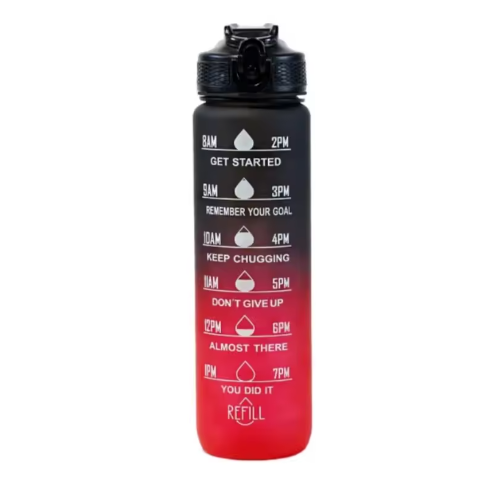 Sport Waterfles 1000 ml met Rietje – Lekvrije Drinkfles voor Fitness en Outdoor