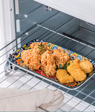 Set van 6 of 12 Rechthoekige Porseleinen Serveerschalen – Bohemian Dinerborden