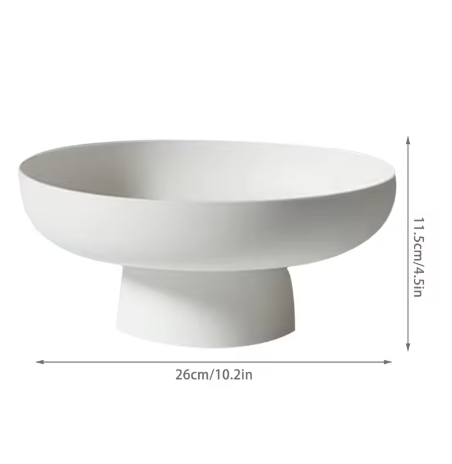 Ronde Fruitschaal met Afvoer – Moderne Fruitmand voor Aanrecht