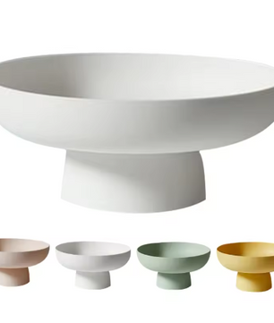 Ronde Fruitschaal met Afvoer – Moderne Fruitmand voor Aanrecht