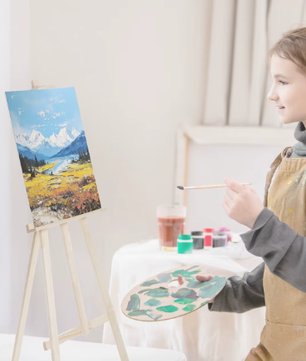 Set van 24 Canvas Schilderpanelen – Schilderdoeken voor Acryl, Olieverf en Aquarel