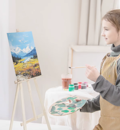 Set van 24 Canvas Schilderpanelen – Schilderdoeken voor Acryl, Olieverf en Aquarel