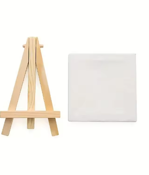 Set van 5 Mini Canvas Schilderdoeken – Blanco Doeken voor Schilderen