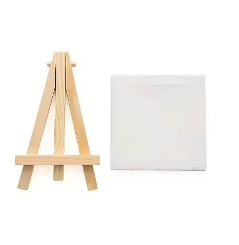 Set van 5 Mini Canvas Schilderdoeken – Blanco Doeken voor Schilderen
