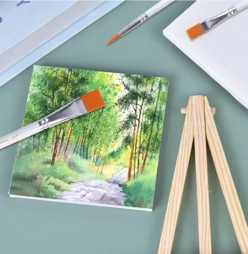 Set van 5 Mini Canvas Schilderdoeken – Blanco Doeken voor Schilderen