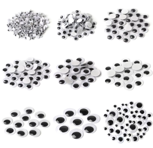 Zelfklevende Googly Ogen Set – Wiggle Ogen voor DIY Knutselprojecten
