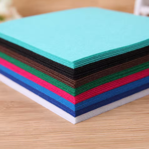 Set van 40 Vilt Stoffen Vellen 10 × 10 cm – DIY Knutsel- en Naai Vilt