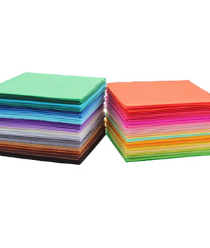Set van 40 Vilt Stoffen Vellen 10 × 10 cm – DIY Knutsel- en Naai Vilt