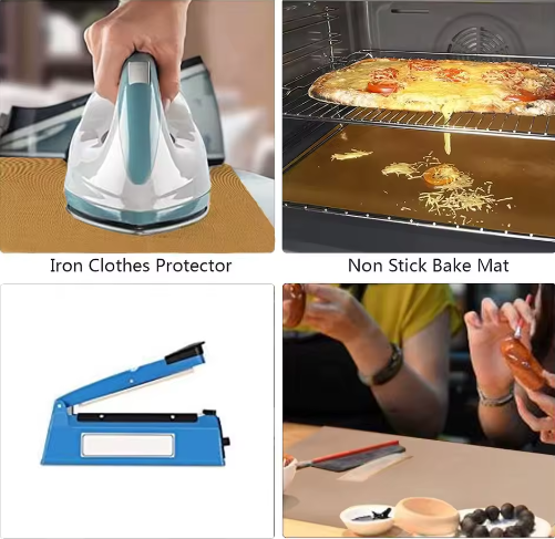 PTFE Hittebestendige Knutselmat 30 × 100 cm – Herbruikbaar Non-Stick Transfervel