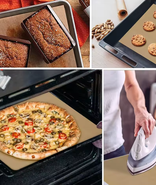 PTFE Hittebestendige Knutselmat 30 × 100 cm – Herbruikbaar Non-Stick Transfervel