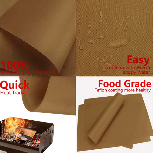 PTFE Hittebestendige Knutselmat 30 × 100 cm – Herbruikbaar Non-Stick Transfervel