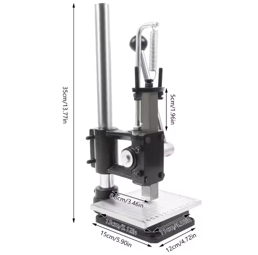 Handmatige Persponsmachine – Verstelbare Ponsmachine voor Leerbewerking