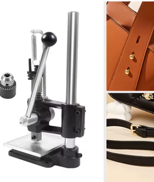 Handmatige Persponsmachine – Verstelbare Ponsmachine voor Leerbewerking