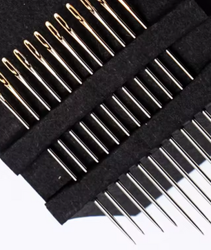 Multi-Size Stopnaalden met Zijopening – RVS Naainaalden Set