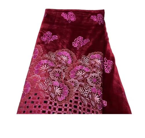 Fluwelen Kant Stof met Pailletten – Elegante Guipure Kant voor Naaien en Feestkleding