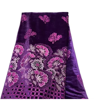 Fluwelen Kant Stof met Pailletten – Elegante Guipure Kant voor Naaien en Feestkleding