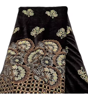 Fluwelen Kant Stof met Pailletten – Elegante Guipure Kant voor Naaien en Feestkleding