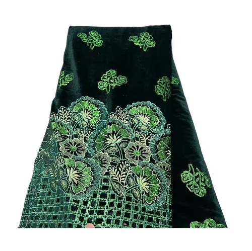 Fluwelen Kant Stof met Pailletten – Elegante Guipure Kant voor Naaien en Feestkleding