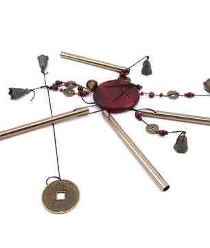 Metalen Windgong met Klokken – Decoratieve Tuin Windgong voor Buiten en Balkon