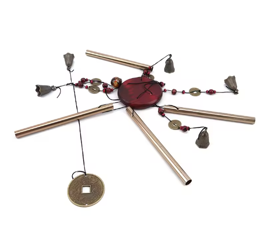 Metalen Windgong met Klokken – Decoratieve Tuin Windgong voor Buiten en Balkon
